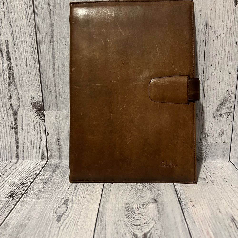 Cole Haan I-Pad Holder or Sleeve in Brown Leather